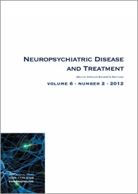 The Journal of Neuropsychiatric Disease & Treatment, SA Edition