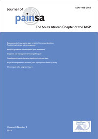 The Journal of Pain SA